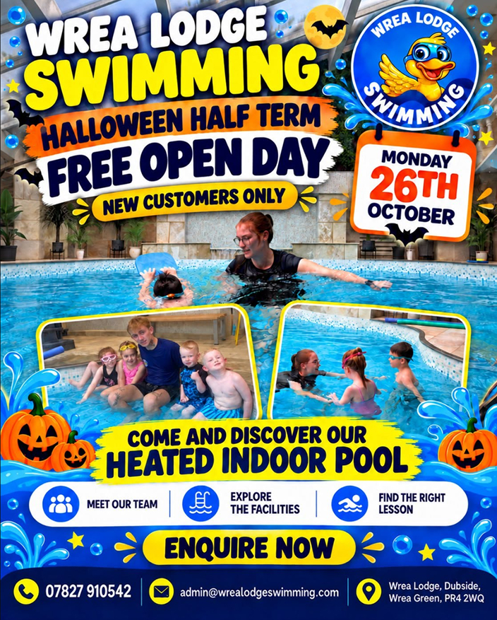 wrea lodge swimming leaflet